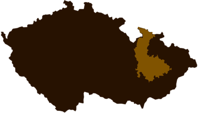 Mapa české republiky